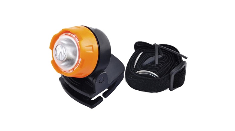 1 LED Mini Clip On & Head Lamp