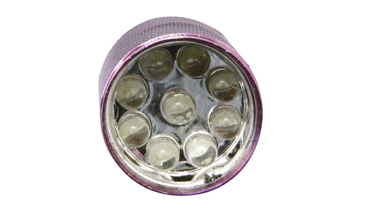 9 LED Aluminium Torch