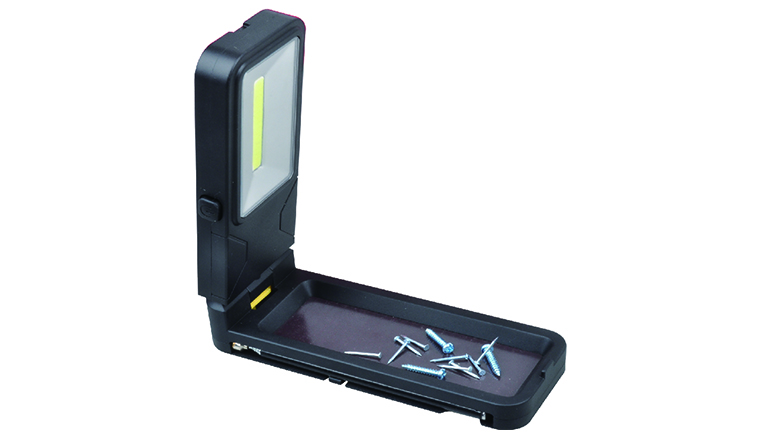 Work Lamp With Magnetic Tray and Tools 3