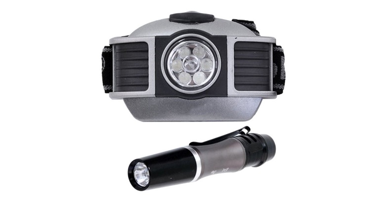 Head Lamp with Torpedo Torch