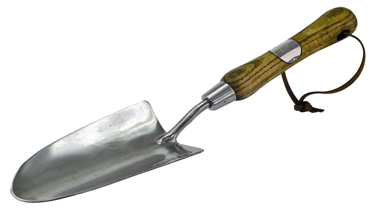 Stainless Steel Hand Trowel with Ash Handle